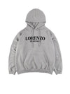 Men's Lorenzo Script Hoodie Gray 23FW005 - APEX DESIGN - BALAAN 2