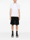 Logo Patch Polo Shirt White - MONCLER - BALAAN 3