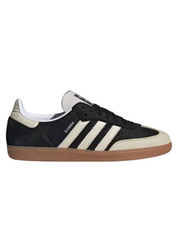 Samba OG Low Top Sneakers Black Wonder White - ADIDAS - BALAAN 1