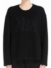 AMALFI 007 Logo Wool Sweater Black Knit - MAX MARA - BALAAN 2