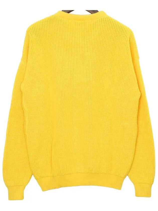 12th Anniversary Logo Crew Neck Knit Yellow SS18M020070 04 - GCDS - BALAAN 4