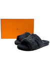 23FW Izmir Shearling Sandals H222849Z - HERMES - BALAAN 1