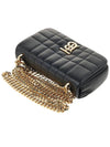 Quilted Lula Mini Leather Cross Bag Black - BURBERRY - BALAAN 5