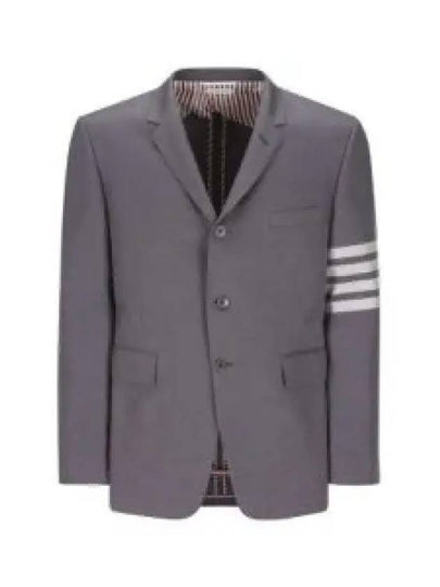 Diagonal Armband Cotton Shooting Engineer Classic Jacket Grey - THOM BROWNE - BALAAN 2