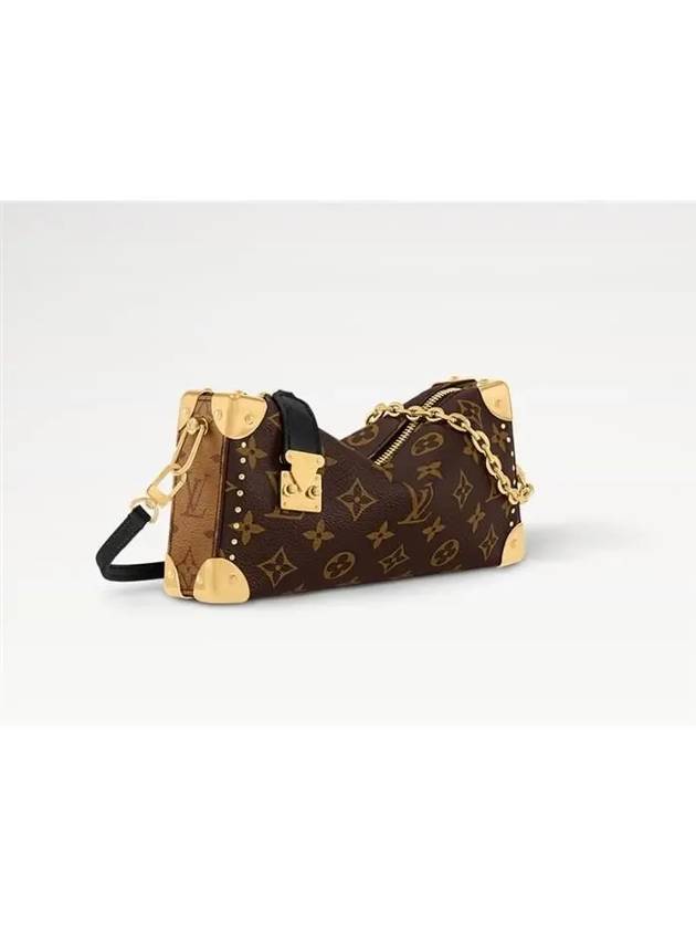 Slim Trunk Monogram Cross Bag Brown - LOUIS VUITTON - BALAAN 3