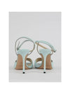 BASIL leather sandal heels 95 ZSA POWDER BLUE - JIMMY CHOO - BALAAN 4