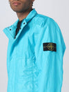 Membrana 3L TC Detachable Hooded Jacket Blue - STONE ISLAND - BALAAN 3