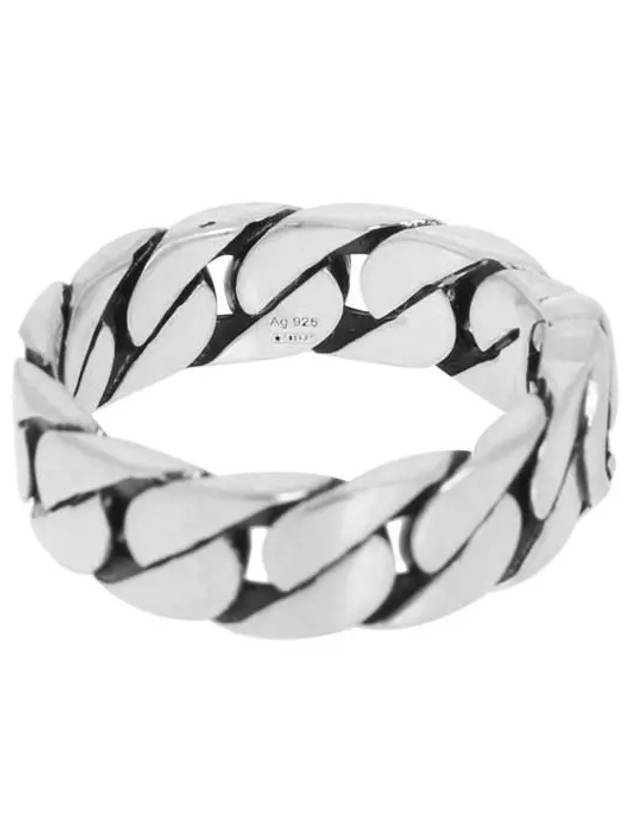 Interlocking G Wide Ring Silver - GUCCI - BALAAN 5