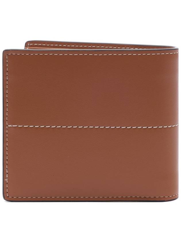 Center Stitch Half Wallet Brown - TOD'S - BALAAN 5