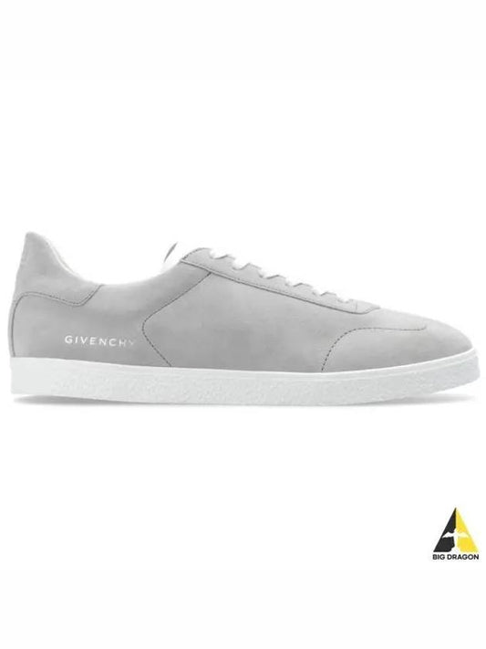 Town Suede Low Top Sneakers Grey - GIVENCHY - BALAAN 2