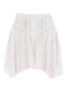 24 ss JORENA mini skirt WITH lace insert MARANT ETOILE JU0169FA B1J18E 20WH B0230981806 - ISABEL MARANT ETOILE - BALAAN 1