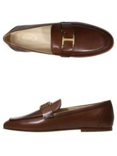 Tods T Timeless Leather Loafers Brown - TOD'S - BALAAN 2