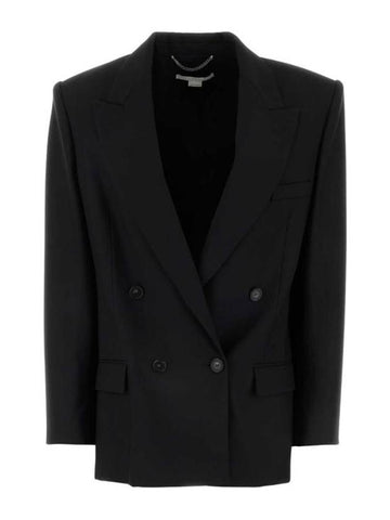 wool blazer jacket black - STELLA MCCARTNEY - BALAAN 1