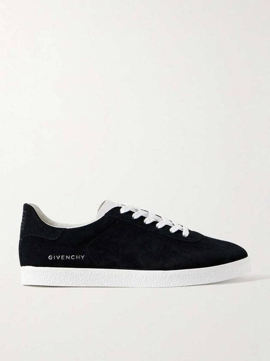 Town Suede Low Top Sneakers Black - GIVENCHY - BALAAN 1