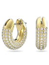 Dextera Hoop Earrings Gold - SWAROVSKI - BALAAN 2