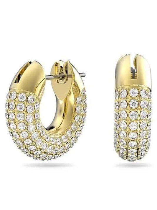 Dextera Hoop Earrings Gold - SWAROVSKI - BALAAN 2