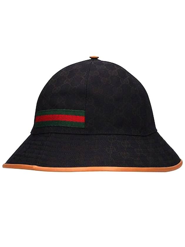 GG Supreme Pattern AllOver Web Stripe Bucket Hat Black - GUCCI - BALAAN 2