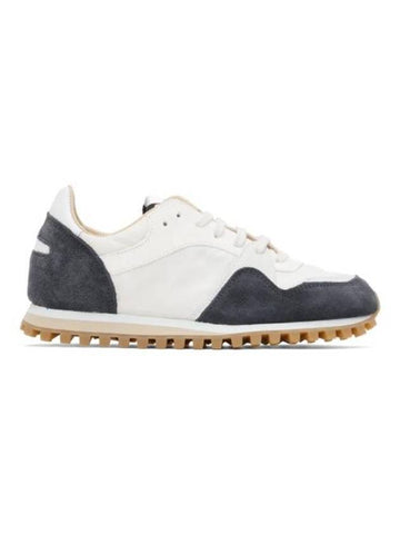 Men's Trail Leather Low Top Sneakers Asphalt - SPALWART - BALAAN 1