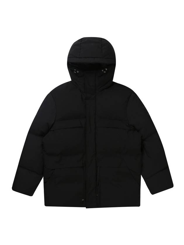 Goose Down Hooded Jumper Padding Black - SOLEW - BALAAN 2