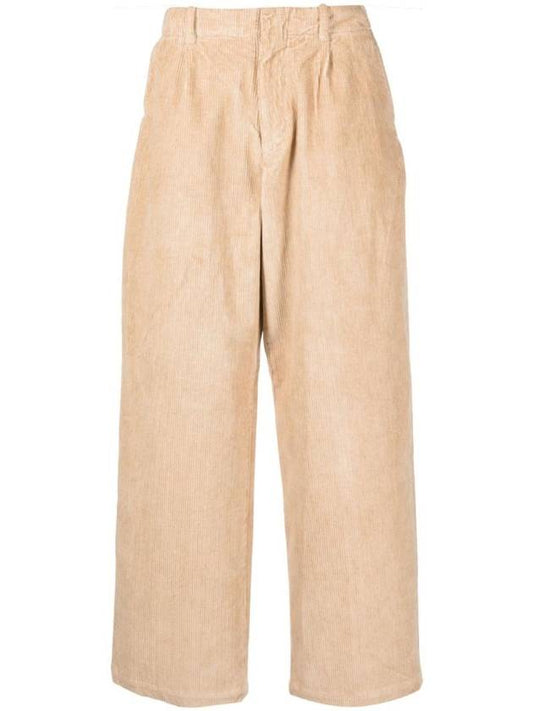 Men's Burrowed Corduroy Straight Pants Beige - OUR LEGACY - BALAAN 1