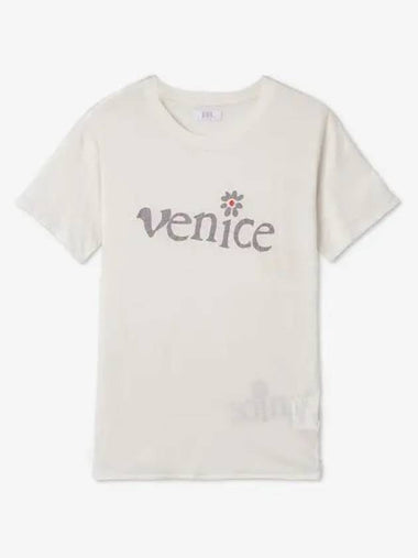 Venice logo short sleeve t shirt white 06T012white - ERL - BALAAN 1