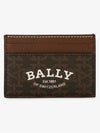 Bar Logo Card Wallet Brown - BALLY - BALAAN 3