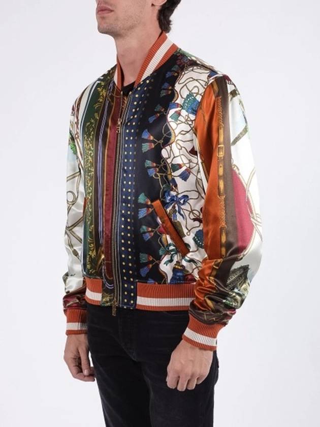 Same day delivery Scarf Patchwork Pattern Men s Bomber Jacket W0M04607SE - AMIRI - BALAAN 9