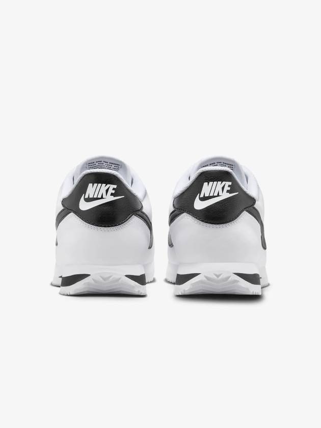 Women's Cortez Low Top Sneakers White Black - NIKE - BALAAN 7