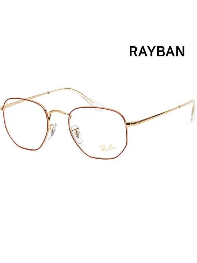 Glasses frame RB6448 3106 light glasses hexagon polygon retro - RAY-BAN - BALAAN 4