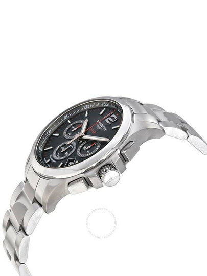 Longines Conquest V.H.P. Perpetual Chronograph Quartz Black Dial Men's Watch L37174566 - LONGINES - BALAAN 2