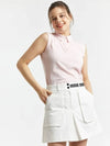 Golf Wear C P Lecture Basic Sleeveless T-Shirt PINK - WHITEBALL - BALAAN 3