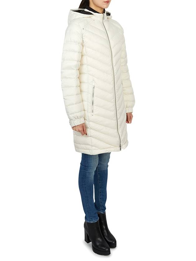 Women s Air Down Hooded Parka White - MOOSE KNUCKLES - BALAAN 8