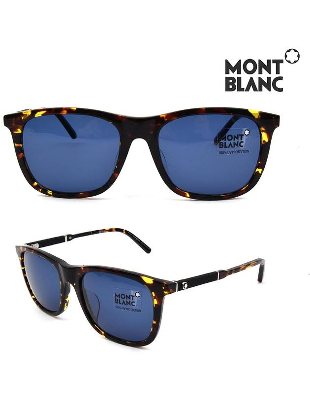Eyewear Men's Sunglasses MB606S 55V MB 606 - MONTBLANC - BALAAN 2