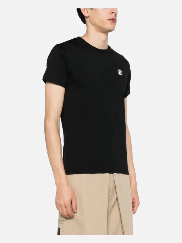 Parker Short Sleeve T-Shirt Black - BURBERRY - BALAAN 3