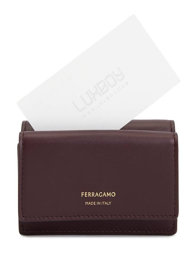 Ferragamo men s half wallet 66 1337 DARK BAROL 0770116 - SALVATORE FERRAGAMO - BALAAN 7