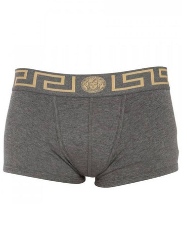 Greca Border Trunk Briefs Grey - VERSACE - BALAAN 1