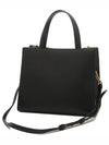 Vara Bow Top Handle Tote Bag Black - SALVATORE FERRAGAMO - BALAAN 4