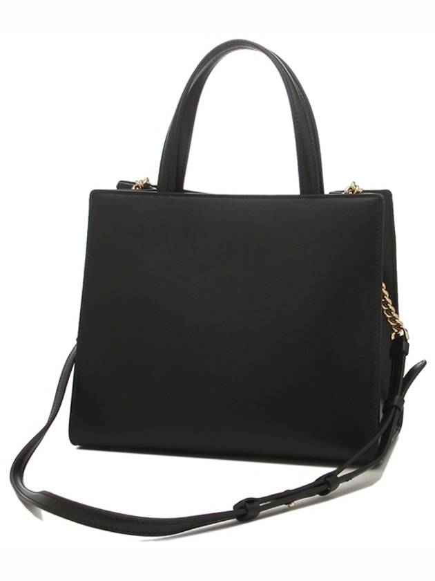 Vara Bow Top Handle Tote Bag Black - SALVATORE FERRAGAMO - BALAAN 4