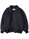 Men's Dupion Silk Bomber Jacket Black - MAISON MARGIELA - BALAAN 9