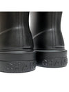 CC Logo Caoutchouc Rain Boots Black - CHANEL - BALAAN 5