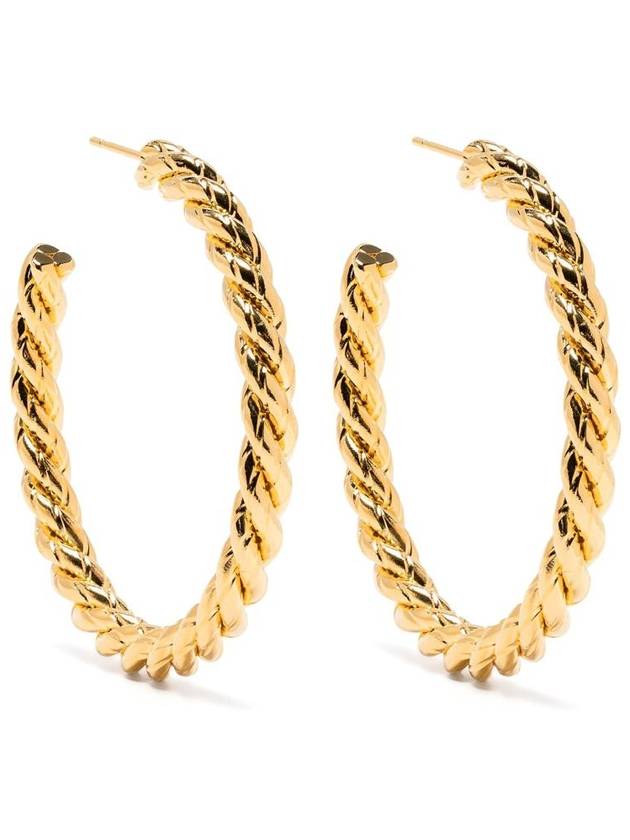 Destree Sonia Large Braided Hoops Gold L Accessories - DESTREE - BALAAN 1