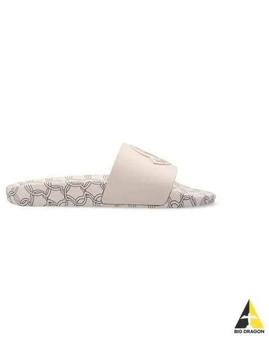 Women s Raised Logo Slippers Cream H109B4C00060 M1747 - MONCLER - BALAAN 1