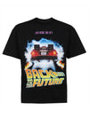 Back To The Future Graphic Short Sleeve T-Shirt Black - VETEMENTS - BALAAN 1