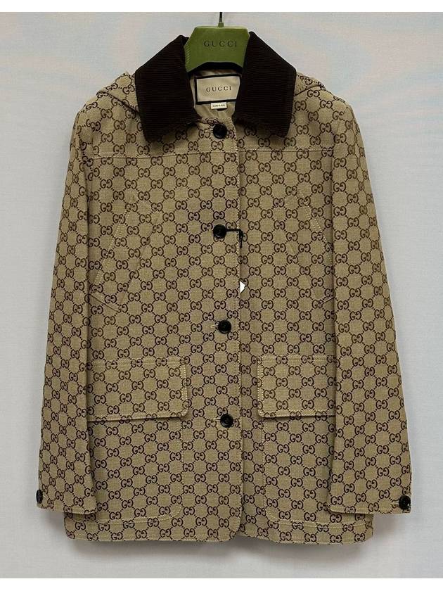 GG cotton blend canvas coat 40 - GUCCI - BALAAN 1