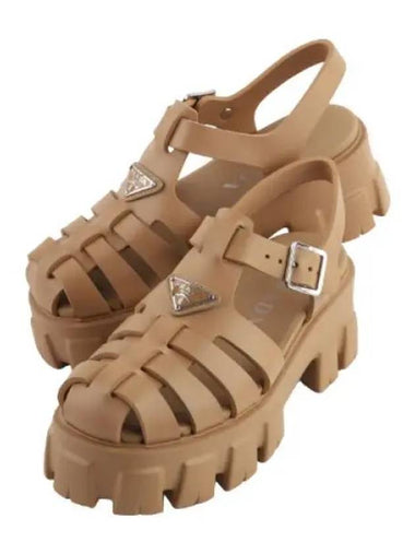 rubber sandals women - PRADA - BALAAN 1