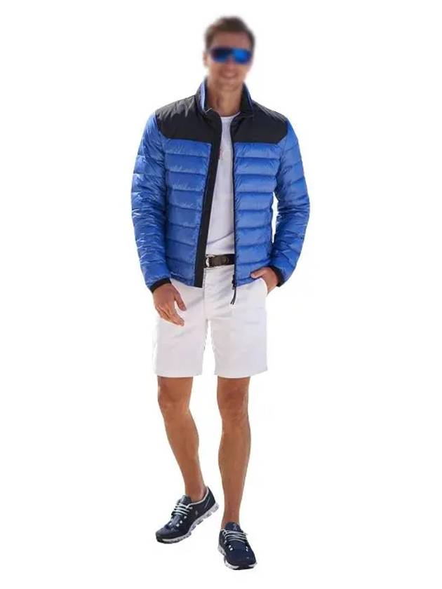 Men's Silvere Short Padding Royal Blue - MONCLER - BALAAN 6