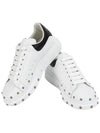 Studded Oversole Low-Top Sneakers White Black - ALEXANDER MCQUEEN - BALAAN 3