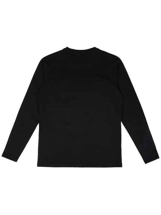 Fur logo long sleeve tshirt black ZA1219 - MOSCHINO - BALAAN 2