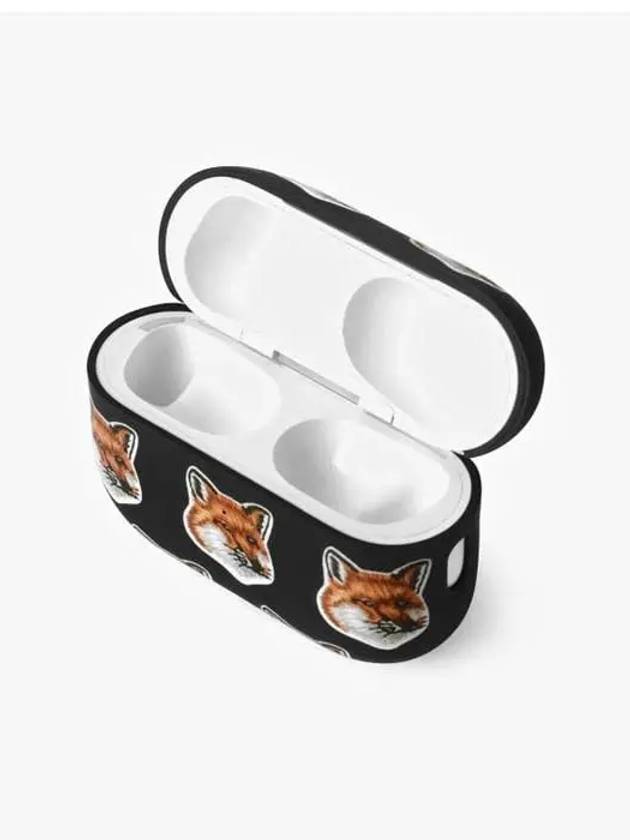 Maison Kitsune Native Union All Over Fox Head AirPods Pro 2 Case Black - MAISON KITSUNE - BALAAN 4