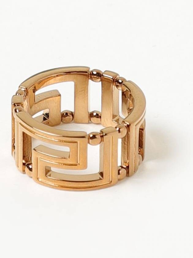 Versace Greca ring in brass - VERSACE - BALAAN 2